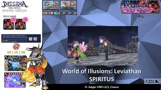 DFFOO GL World of Illusions Diabolos SPIRITUS Kelger carries Bronze Cissnei [upl. by Lorola778]