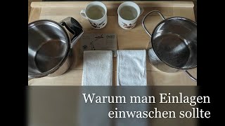 Warum man Einlagen einwaschen sollte [upl. by Nyasuh]