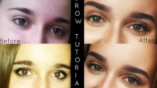 Tutorial For How to Go From Straight Eyebrows to Arched [upl. by Lucia505]