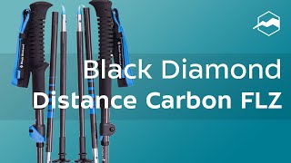 Треккинговые палки Black Diamond Distance Carbon FLZ Обзор [upl. by Aittam]