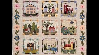 My Cozy Village Applique Tutorial [upl. by Wells]