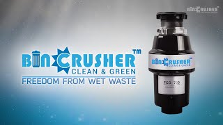 How To Install Food Waste Disposer amp Crusher Machine  Kitchen Waste Disposal Machine [upl. by Digirb]