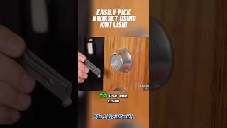 Easily Pick Kwikset using KW1 Lishi [upl. by Frodi]