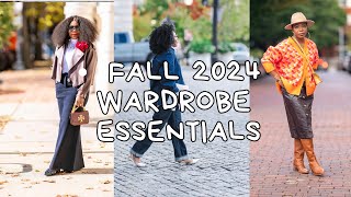 2024 FALL FASHION amp WARDOBE ESSENTIALS [upl. by Stanislas]