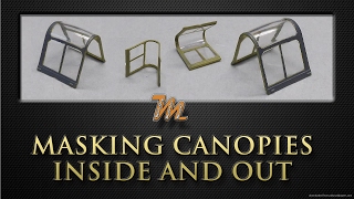 How to create canopy masks for the inside and outside Plastic scale modelling tutorial [upl. by Blight223]