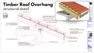 Timber Roof Overhang Structural Detail [upl. by Artenal]