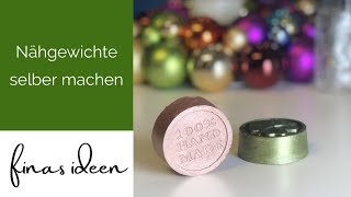 Nähgewichte aus Beton einfach selber machen DIY [upl. by Jared915]