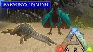 BARYONYX TAMING AND BREEDING  Ark Survival Evolved Mobile [upl. by Hadik]