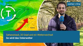 Osterwetter Saharastaub 20 Grad und ein Wetterwechsel [upl. by Enialahs]