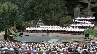 quotSandstein und Musikquot Vier Sächsische Bergsteigerchöre singen auf der Felsenbühne Rathen [upl. by Sucerdor]