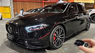 New MercedesAMG A35 4MATIC Facelift 2023 Night Package II  Visual Review Exterior amp Interior [upl. by Winni78]