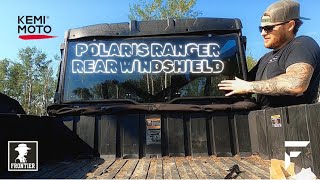 Polaris Ranger XP 1000Kemimoto Rear Windshield [upl. by Osnofla]