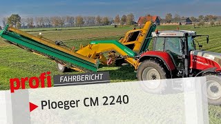 Bandschwader Ploeger CM 2240 Ploeger zieht mit  profi Fahrbericht [upl. by Reeba150]