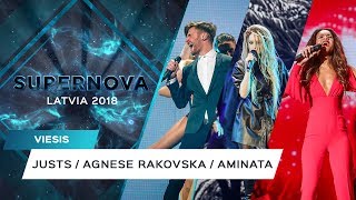 SUPERNOVA 2018 OPENING Justs Agnese Rakovska Aminata [upl. by Yrnehnhoj]