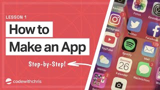 How to Make an App for Beginners 2020  Lesson 1 [upl. by Lareneg]