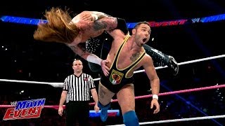 Santino Marella vs Heath Slater WWE Main Event Oct 30 2013 [upl. by Rabah]