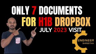 001  Need ONLY 7 Document for H1B Visa Dropbox👈June 2023 Experience👍I797 Checklist🔥Desi in Amrika [upl. by Ringler17]