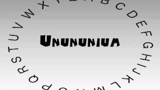 How to Say or Pronounce Unununium [upl. by Blackman]