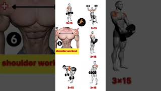 Best Workout For Bigger Shoulder shorts short shoulder shoulderworkout [upl. by Yrok648]