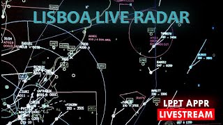 Lisboa Airport Radar LIVE w communication 🔴  Radar de Lisboa em direto  LPPT Approach 04102024 [upl. by Mosier]