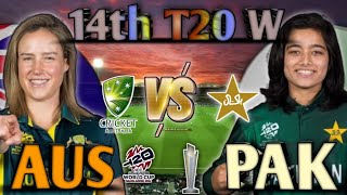 Australia Women vs Pakistan Women T20 WC Match Prediction  14th T20 Match Pitch Report 🌍Dubai [upl. by Petromilli999]