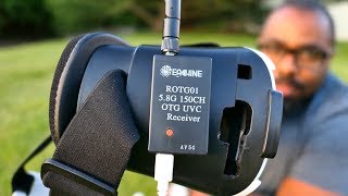 How to use Eachine ROTG01 FPV receiver with Galaxy S6 S7 S8 [upl. by Selrahcnhoj]