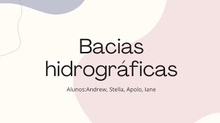 Bacias hidrográficas [upl. by Boaten]