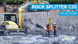 DARDA  ROCK SPLITTER C20  Rock Solutions [upl. by Itagaki]