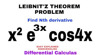 Leibnitz Theorem Problems  Problem 2  Differential Calculas [upl. by Ardnekahs]