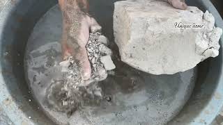 Reuse Cement Water Crumbling SleepaidUnique asmr [upl. by Yrem725]