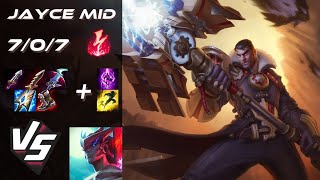 MID Jayce vs Yone  EU Challenger Patch 1413 [upl. by Leonie]