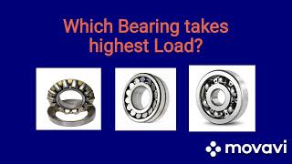 Do you know which Bearing takes the highest load [upl. by Ivonne]