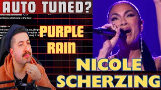 IS THIS AUTO TUNED Nicole Scherzinger  quotPurple Rainquot The Masked Singer 2023 [upl. by Thedrick]