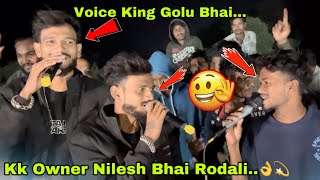 Kk Musical Group 💥 Owner Nilesh Bhai amp Voice King Golu Bhai 👑💫💥का धमाका ✅😱 [upl. by Anneirb312]