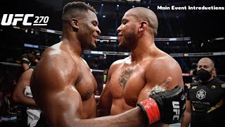 UFC 270  Bruce Buffer Introduces Ciryl Gane vs Francis Ngannou Main Event [upl. by Smoht620]