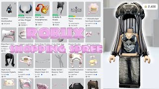 I LOGGED INTO MY SISTER ACCOUNT 24K ROBLOX SHOPPING SPREE 😳 [upl. by Nytsirc884]