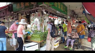 渡船街Ferry Street市況 旺角最尾既街道 十分頹廢殘舊 已變成賣釣魚用品既街 20052021 [upl. by Allebasi]