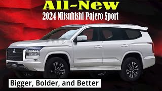 Mitsubishi Reveals the New 2024 Pajero Sport Bigger amp Tougher Than Ever [upl. by Nairdad]