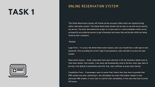 Online Reservation System  Task 1  Java Development  Oasis Infobyte Internship  Source Code [upl. by Steel]