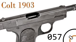 Small Arms of WWI Primer 057 Belgian Contract Colt 1903 [upl. by Akiemat]