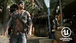 DAYS GONE  Unreal Engine 5 Upgrade  PS5  Ray Tracing  Next Gen Concept Gameplay [upl. by Naerol921]