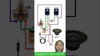 Amplificateur Audio HIFI à Transistor de Puissance TIP3055 amplifier electronic electrical diy [upl. by Ainimreh555]