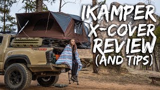 iKamper XCover Rooftop Tent Review  plus TIPS on an Overland Tacoma [upl. by Blodgett651]