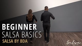 Salsa Dancing Beginner Basics Tutorial Video [upl. by Annehs]