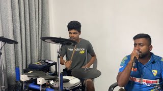 Egodath Megodath එගොඩත් මෙගොඩත් Live Drum Cover Singing Punsiri Soysa Song [upl. by Alicsirp857]