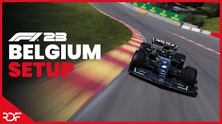 F1 23 BELGIUM SETUP My Team Career Mode amp Online Setup [upl. by Huttan]