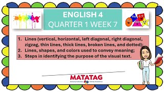 ENGLISH 4 QUARTER 1 WEEK 7 MATATAG CURRICULUM english4quarter1week7 [upl. by Jorry797]