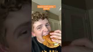 KFC VS Popeyes Food Battle shorts fastfood challenge [upl. by Ahseal530]