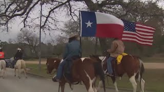 Trail riders preparing to make trek to Houston for rodeo [upl. by Akener]