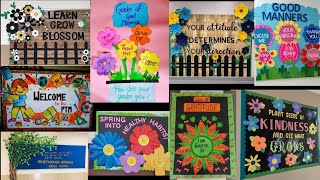 school wall and classroom decoration ideas easy class room decor [upl. by Morentz]